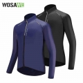 WOSAWE Ultralight Reflective Men Cycling Jacket Long Waterproof Windproof Mountain Bike MTB Jacket Bicycle Windbreaker Clothing