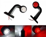 2X LED Side Marker Indicator Light External lights Side Marked lights For Volvo For Scania Truck Lorry Caravan Trailer 12v / 24V