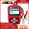 Ancel Bst200 Car Battery Tester 12v 1100cca Professional Battery Analyzer Tool Automotive Diagnose Scanner Multi Languages - Car