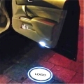 Jxf 2pc Universal Ghost Shadow Car Styling Led Logo Projector Welcome Door Lights Suitable For Russia's Car Brand - Decorati