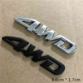 1X 4WD Metal Sticker 3D Chrome Emblem Badge Decal Car Styling for Honda CRV Accord Civic Suzuki Grand Vitara Swift SX4 Sticker