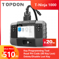 TOPDON T Ninja 1000 Key Programming Tool Immobilizer All Lost Key Locksmith Tool Delete Add Key Read Pin Remote Control Learning