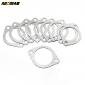 10PCS/LOT For Subaru Impreza WRX STi Turbo Exhaust Decat Gasket 2 Bolt Hole Gasket 3" 76 mm AF CGQ62S|exhaust bolts|subar