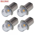 4pcs Warm White P13.5s Pr2 Pr3 Led Bulb 2835 1smd Flashlight Torch Replace Head Light Energy Saving Work Lamp 3v 4.5v 6v 12v 18v