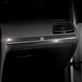 For Volkswagen Golf 7 Mk7 Mk7.5 Rline Modified Center Console Trim Decorate Front Passenger Panel Trim Strip Car Stickers - Inte