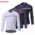 Santic Men Cycling Jerseys Bike MTB Cycling Jersey Long Sleeve Comfortable Sun protective Summer|Cycling Jerseys| - Officemati