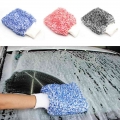 26x20cm Soft Car Cleaning Glove Ultra Soft Mitt Microfiber Madness Wash Mitt Easy To Dry Auto Detailing Car Wash Mitt|Sponges,