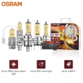 Osram H1 H3 H4 H7 H8 H11 H16 9005 9006 Hb3 Hb4 Yellow Fbr Halogen Fog Breaker 12v Car Headlight 2600k Light +60% Brighter, Pair