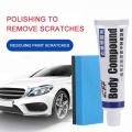 Car Body Grinding Compound Wax with Sponge Scratch Repair Wax Paint Care Shampoo Auto Polishing Car Paste Polish Cleaning Tools|