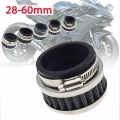 28mm 60mm Universal Stainless Ring Motorcycle Air Filter Cleaner For 50cc 250cc Motorcycle ATV Pit Dirt Bike Go Kart Scooter|Air