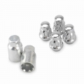 4 Pcs 12x1.5mm Alloy Locking Wheel Nuts Tapered Security Bolts With Key Anti Theft Racing Car Wheel Lock Lug Nuts Bolts - Nuts &