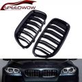 Speedwow 2pcs Gloss Car Front Grille Wide Kidney Grille Grill For Bmw 5 Series F10 F18 2010-2017 Front Bumper Grille - Racing Gr