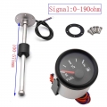 52MM Fuel Level Gauge with 0 190ohm Fuel Level Sensor 100 125 225 250 300 350 450 500mm Fuel Sender Unit Auto Gauge for Boat|Fue