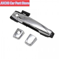 Car front and rear door handle assembly, door handle small cover, keyhole cover for Geely MK1 MK2 MK Cross, MK Cross Hatchback|