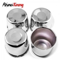 4pcs 108mm 4.25in Push Through Center Caps Fit For Trailer/truck Hubcap Tall 3.66" Alloy Bearing Dust Car Wheel Hub Cover -