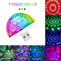 Mini USB Colorful Atmosphere Light Car USB Party Light DJ LED RGB Interior Lamp Club Disco Magic Stage Effect Portable Lights|De