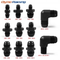 AN Male Flare To AN Male Flare Union Coupler Fitting Black AN4 AN6 AN8 AN10 Straight Reducer Adapter Hose fittings|