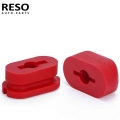 RESO Red Front Engine Mount Dog Bone Bushing Bushes For Audi MK1 99 03/VW GOLF MK4 97 06|Lower Kits & Parts|