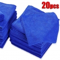 10pcs 30x30cm Wash Microfiber Towels Car Cleaning Towel Soft Drying Cloth Hemming Wash Towel Water Suction Duster Car Clearner -