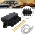 Replacement Fuse Relay Holder Auto Accessories Plastic Protector Block 20 Way Blade Type Fuse Holder With 8 Way Relay Socket|Fus