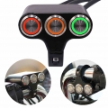 Motorcycle 3 Buttons Handlebar Headlight Brake Fog Light Switch with Indicator Handlebar Headlight Brake Fog Light Switch with I