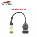 6 Pin to 16 Pin Motorcycle Adapter Cable OBD2 Cable for For KTM Duke RC Autocycle Extension Cables for Motorcycles|Car Diagnosti