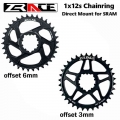 Zrace 12s Mtb Chainring 28/30/32/34/36t Crown 3mm 6mm Offset Bicycle Gxp Chainrings For Sram Direct Mount Crank Nx Xx Xo Gx - Bi