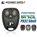 For Brazil Positron Px32 Car Key Shell Apply 3 Button Control With Battery Clip Autokeysupply AKBPS101|Car Key| - Officema