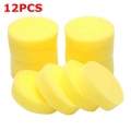 12pcs 2021 Auto Care Polish Wax Sponge Car Cleaning Tools for Cleaning Car Spray Bottle Car Autodetailing Tyre Aplicator|Sponge