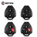 Keyyou For Toyota Camry Corolla Rav4 Avalon Venza 2007 2008 2009 2010 2011 2/3/4 Button Car Remote Key Shell Blank No Blade Case