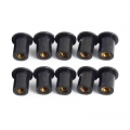 10 Pcs M4/m5/m6 Rubber Well Nuts Blind Fastener Windscreen Windshield Fairing Cowl Fastener Accessories For Motorcycle - Nuts &a