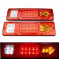 Car Styling 2pcs 19 LED Car Truck Trailer Rear Tail Stop Turn Light Indicator Lamp 12V Drop shipping|Truck Light S