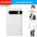 12v 12000mah Car Jump Starter Booster Usb Jumper Box Power Bank Battery Charger Emergency Starting Device - Batteries & Acce