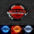 Car Led Trunk Emblem Sticker For Nissan Logo Tiida X-trail Geniss Livina Cedric Auto Light Badge Decal Modification Accessories