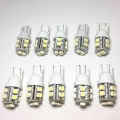 10pcs Car Led Light T10 W5w 168 194 1210 10 Smd Led 3528 Smd Color For Car Auto Led White Blue Side Wedge Light Lamp Bulb Dc 12v