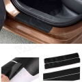 4pcs/set Car Scuff Plate Door Threshold Sill Stickers Auto Cover Panel Step Protector Accessories Car Style Auto Accessories - S