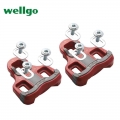 Wellgo Rc7 Road Pedal Cleats 6° Repair Parts Self-locking Pedal Anti-slip Cleats 82g - Bicycle Pedal - Ebikpro.com