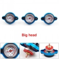 Racing Small Size Thermost Radiator Cap Cover + Water Temp Gauge 0.9bar Or 1.1bar Or 1.3 Bar Cover No Logo(big Head) - Tank Cove