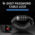 4 Digit Bicycle Password Cable Lock Anti Theft Combination Number Code Cable Cycling Steel Chain Locks Bicycle Bike Accessories|