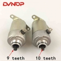 Motorcycle Engine Electric Starter Motor 10 Teeth For GY6 80 Dayang POPO50 139QMB/A Scooter Moped Go Carts Dirk Bike ATV TaoTao|