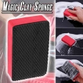 1PC Car Wash Sponge Bar Magic Polishing Waxing Cleaning Sponge Block Auto Detailing Washing Brush Car Body Care Accessories|Spon