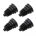 Auto Silicone Constant Speed Dust Cover Track Connector Kit Inner Diameter 2cm/0.79 Inches Replacement Universal Car Accessories