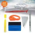 Car Vinyl Wrap Film Squeegee Scraper Tools Vehicle Sticker Installation Kit Cutter Knife Car Styling Auto Accessor|Scraper| -