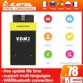 Original UCANDAS VDM2 Full system V5.2 Bluetooth compatible/Wifi OBD2 VDM II for Android Code Scanner PK easydiag Update free|Co