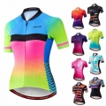 Weimostar Pro Team Cycling Jersey Women Summer MTB Bike Jersey Shirt Maillot Ciclismo Quick Dry Bicycle Clothing Cycling Clothes