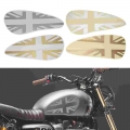 Fuel Tank Sticker Reflective Label Motorcycle Accessories Decals Decoration Logo For Triumph Retro Locomotive Bonneville Bobber