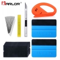 6Pcs/set Car Wrap Tools Squeegee Vinyl Wrap Tools Scraper Fabric Edge Cloth Automobiles Window Tint Tool Auto Car Glass Cleaning