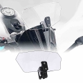 Airflow Adjustable Windscreen Wind Deflector Universal Motorcycle Windshield For BMW Triumph Yamaha Honda Suzuki MT09 GS800 1200