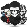 Motorcycle Balaclava Skull Print Moto Full Face Mask Windproof Skiing Head Neck Warmer Cycling Biker Hood Cap Men Helmet Liner|M