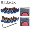 WLR RACING 6PC/LOTS Burnt Titanium Steering Wheel Bolts Fit a lot of steering wheel Works Bell Boss Kit WLR LS06CR T|steering